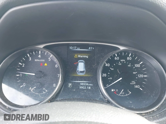 2014 Nissan Rogue S with VIN 5N1AT2MV9EC870327, listed as a IAAI auction lot 41787876 with 98,534 mi miles. Bid and sale history available at carsss.com. Image 15.