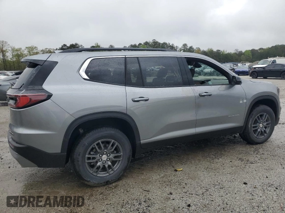 2025 GMC Acadia FWD Elevation z VIN 1GKENKRS6SJ146069, wystawiony jako Copart lot #51299725 z przebiegiem 2 665 mil mil oraz Czysty tytuł • Clean title. Historia ofert i sprzedaży dostępna na DreamBid. Obrazek 3.