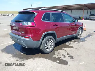 2019 Jeep Cherokee Latitude Plus with VIN 1C4PJLLX6KD346524, listed as a IAAI auction lot 42104323 with 28,223 mi miles and . Bid and sale history available at DreamBid. Image 4.