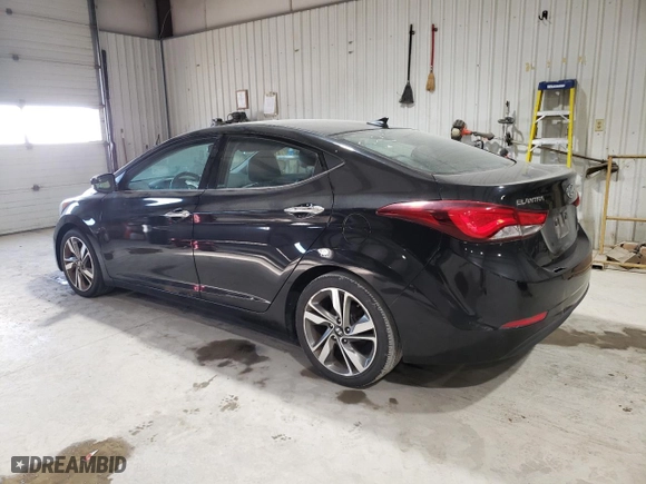 2014 Hyundai Elantra SE with VIN 5NPDH4AE1EH534789, listed as a Copart auction lot 46750625 with 165,380 mi miles and Clean Title. Bid and sale history available at carsss.com. Image 2.