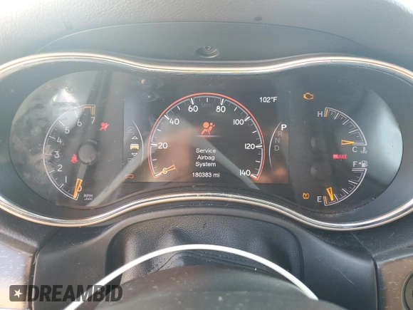 2017 Jeep Grand Cherokee Limited with VIN 1C4RJEBG4HC780168, listed as a Copart auction lot 65573175 with 180,383 mi miles and Clean title. Bid and sale history available at DreamBid. Image 9.