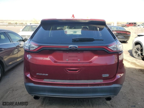 2016 Ford Edge SEL with VIN 2FMPK3J98GBB72062, listed as a Copart auction lot 49425365 with 83,164 mi miles and Salvage Title. Bid and sale history available at carsss.com. Image 6.