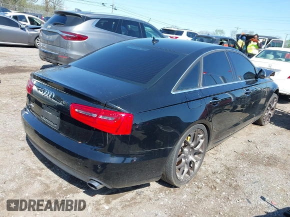 2013 Audi A6 2.0T Premium Plus with VIN WAUDFAFC5DN056383, listed as a IAAI auction lot 42023949 with 128,118 mi miles. Bid and sale history available at carsss.com. Image 4.