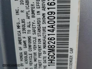 2004 Honda Accord Cpe EX with VIN 1HGCM82614A009163, listed as a Copart auction lot 47317035 with 177,873 mi miles and Salvage Title. Bid and sale history available at carsss.com. Image 12.