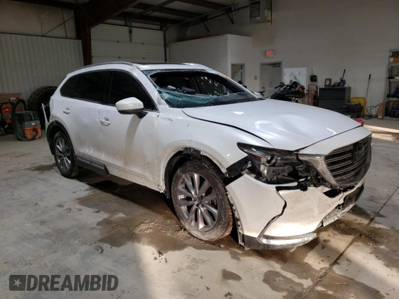 2022 Mazda CX-9 Grand Touring with VIN JM3TCBDY6N0622925, listed as a Copart auction lot 87876315 with 34,446 mi miles and Salvage Title. Bid and sale history available at carsss.com. Image 4.
