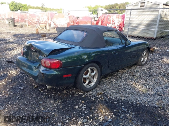2001 Mazda MX-5 Miata with VIN JM1NB353010203783, listed as a IAAI auction lot 42255348 with 139,080 mi miles and . Bid and sale history available at DreamBid. Image 4.