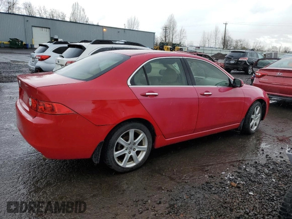 2004 Acura TSX w/Navigation with VIN JH4CL96904C040001, listed as a Copart auction lot 46000225 with 155,209 mi miles and Clean Title. Bid and sale history available at carsss.com. Image 3.