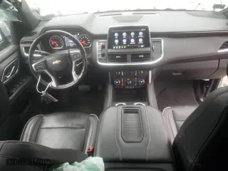 2021 Chevrolet Tahoe Premier with VIN 1GNSKSKDXMR122730, listed as a Copart auction lot 84590204 with 30,560 mi miles and Salvage Title. Bid and sale history available at carsss.com. Image 8.