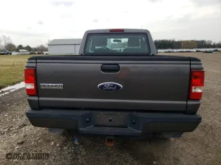 2010 Ford Ranger XL with VIN 1FTKR1EE3APA63272, listed as a Copart auction lot 49166225 with 100,843 mi miles and Salvage Title. Bid and sale history available at carsss.com. Image 6.