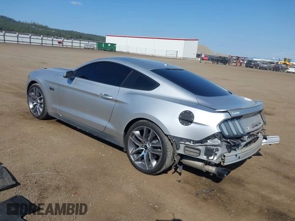 2015 Ford Mustang GT with VIN 1FA6P8CF2F5318921, listed as a IAAI auction lot 42107323 with 61,176 mi miles and . Bid and sale history available at carsss.com. Image 3.