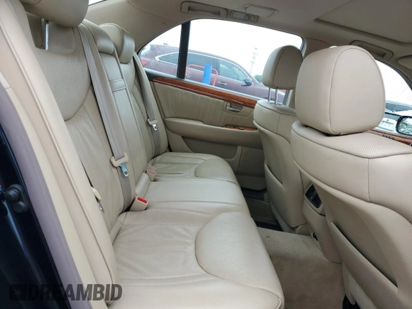2005 Lexus LS 430 z VIN JTHBN36F255003577, wystawiony jako Copart lot #61298935 z przebiegiem 106 790 mil mil oraz Czysty tytuł • Clean title. Historia ofert i sprzedaży dostępna na DreamBid. Obrazek 10.