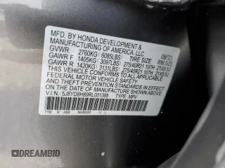 2024 Acura MDX Type S w/Advance Package with VIN 5J8YD8H89RL001385, listed as a Copart auction lot 89081245 with 15,591 mi miles and Salvage Title. Bid and sale history available at carsss.com. Image 13.