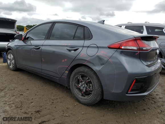 2019 Hyundai Ioniq Hybrid Blue with VIN KMHC65LC4KU170867, listed as a Copart auction lot 48209225 with 231,534 mi miles and Salvage Title. Bid and sale history available at carsss.com. Image 2.