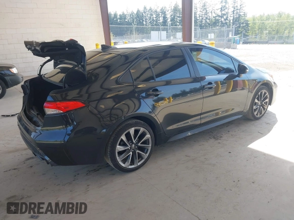 2022 Toyota Corolla SE with VIN JTDS4MCE3NJ094596, listed as a IAAI auction lot 42117369 with 92,045 mi miles and . Bid and sale history available at DreamBid. Image 4.