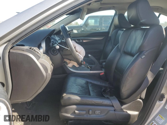 2010 Acura TL Tech with VIN 19UUA8F58AA004987, listed as a Copart auction lot 49766295 with 0 mi miles and Salvage Title. Bid and sale history available at carsss.com. Image 7.