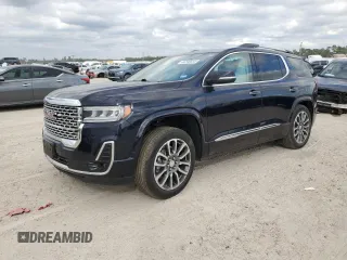 2021 GMC Acadia Denali with VIN 1GKKNPLS9MZ207900, listed as a Copart auction lot 44446035 with 13,846 mi miles and Salvage Title. Bid and sale history available at carsss.com. Image 1.