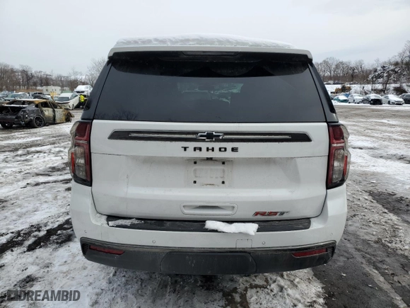 2021 Chevrolet Tahoe RST with VIN 1GNSKRKD7MR311702, listed as a Copart auction lot 44184065 with 47,584 mi miles and Salvage Title. Bid and sale history available at carsss.com. Image 6.