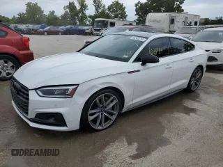 2019 Audi A5 Sportback Prestige with VIN WAUFNCF50KA071371, listed as a Copart auction lot 66802214 with 102,734 mi miles and Salvage Title. Bid and sale history available at carsss.com. Image 1.