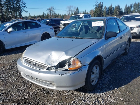 1997 Honda Civic DX with VIN 1HGEJ6223VL095214, listed as a IAAI auction lot 41560717 with 257,409 mi miles. Bid and sale history available at carsss.com. Image 6.