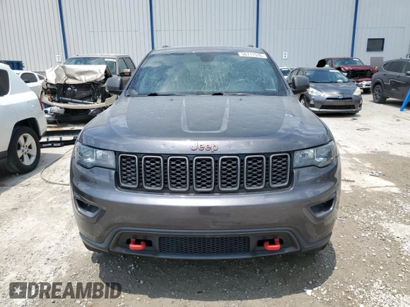 2017 Jeep Grand Cherokee Trailhawk with VIN 1C4RJFLG1HC821666, listed as a Copart auction lot 58711535 with 109,578 mi miles and Salvage title. Bid and sale history available at DreamBid. Image 5.