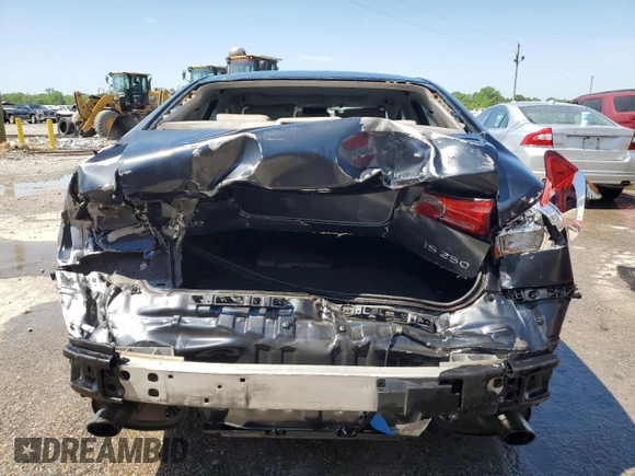 2006 Lexus IS 250 with VIN JTHBK262665019069, listed as a Copart auction lot 53447695 with 181,359 mi miles and Salvage title. Bid and sale history available at DreamBid. Image 6.