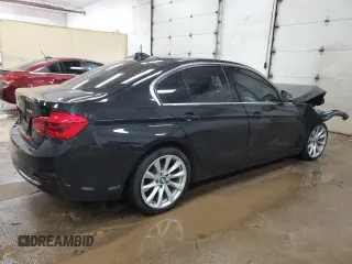2017 BMW 3 Series 330i xDrive with VIN WBA8D9G3XHNU65814, listed as a Copart auction lot 87480984 with 60,195 mi miles and Salvage title. Bid and sale history available at DreamBid. Image 3.