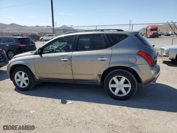 2004 Nissan Murano SL with VIN JN8AZ08W84W323643, listed as a Copart auction lot 66368854 with 190,304 mi miles and Salvage Title. Bid and sale history available at carsss.com. Image 2.