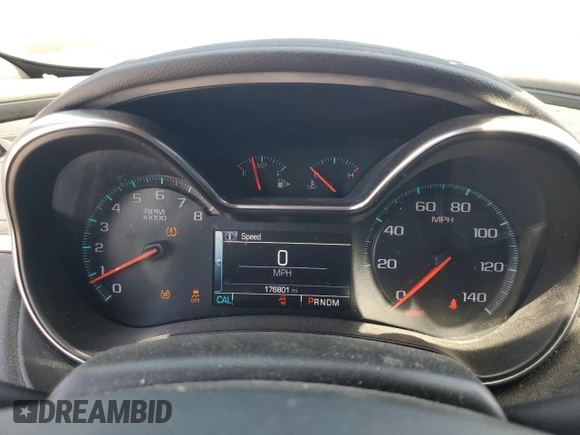 2015 Chevrolet Impala LTZ with VIN 2G1165S37F9234179, listed as a Copart auction lot 53099535 with 176,801 mi miles and Salvage Title. Bid and sale history available at DreamBid. Image 9.
