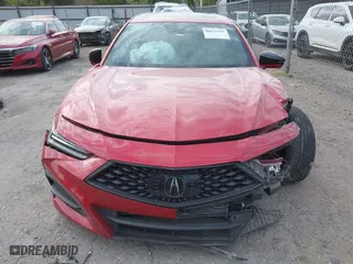 2023 Acura TLX w/A-Spec Package with VIN 19UUB6F53PA000467, listed as a IAAI auction lot 40611285 with 14,456 mi miles. Bid and sale history available at carsss.com. Image 12.