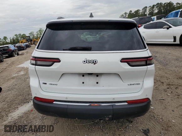 2021 Jeep Grand Cherokee Limited with VIN 1C4RJKBG7M8181180, listed as a Copart auction lot 50968715 with 55,465 mi miles and Salvage title. Bid and sale history available at DreamBid. Image 6.