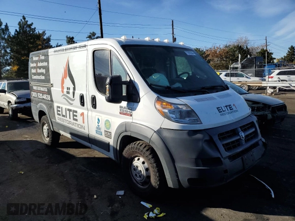 2016 Ram ProMaster Cargo with VIN 3C6TRVAG2GE110441, listed as a Copart auction lot 77878704 with 209,205 mi miles and Salvage Title. Bid and sale history available at DreamBid. Image 4.