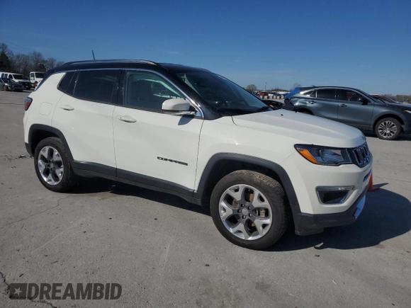 2020 Jeep Compass Limited with VIN 3C4NJDCB9LT120202, listed as a Copart auction lot 49479475 with 74,355 mi miles and Salvage Title. Bid and sale history available at carsss.com. Image 4.