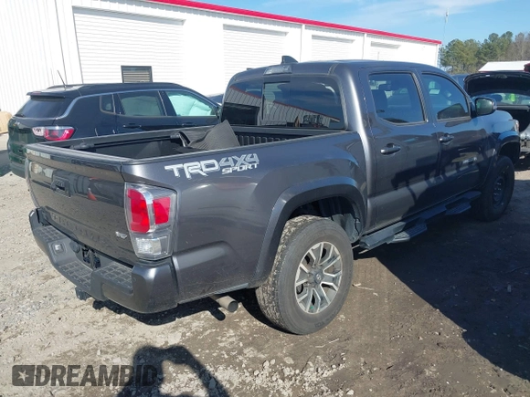2023 Toyota Tacoma 4WD SR with VIN 3TYCZ5ANXPT119342, listed as a IAAI auction lot 41683675 with 45,188 mi miles. Bid and sale history available at carsss.com. Image 4.