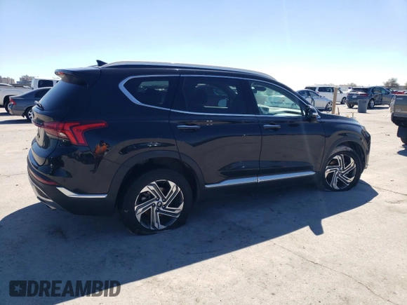 2021 Hyundai Santa Fe SEL with VIN 5NMS34AJ6MH328642, listed as a Copart auction lot 46750755 with 59,189 mi miles and Salvage Title. Bid and sale history available at carsss.com. Image 3.
