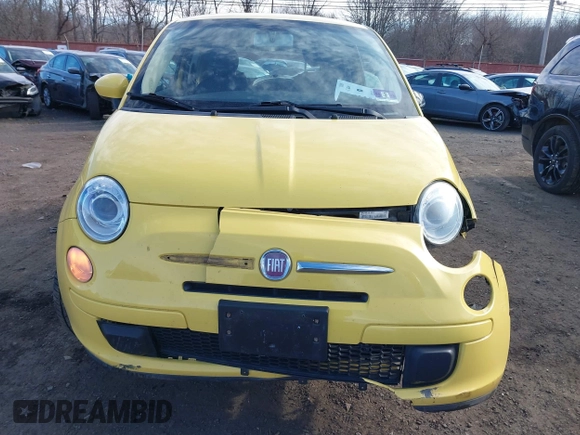 2013 FIAT 500 Pop with VIN 3C3CFFARXDT584755, listed as a IAAI auction lot 41623090 with 87,776 mi miles. Bid and sale history available at carsss.com. Image 12.
