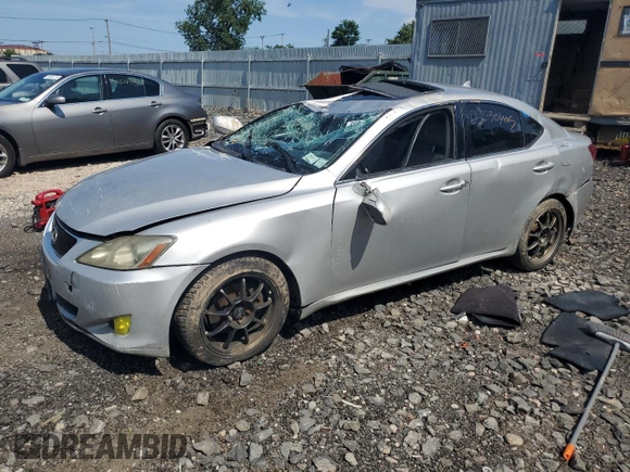 2008 Lexus IS 250 with VIN JTHCK262782020160, listed as a Copart auction lot 65036405 with 218,099 mi miles and Clean title. Bid and sale history available at DreamBid. Image 1.