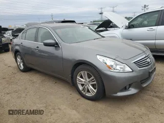 2012 Infiniti G25 x with VIN JN1DV6AR5CM861452, listed as a Copart auction lot 83300584 with 81,057 mi miles and Clean Title. Bid and sale history available at DreamBid. Image 4.