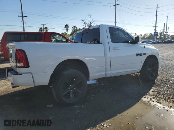 2017 Ram 1500 R/T with VIN 3C6JR6CT0HG622292, listed as a Copart auction lot 48355505 with 65,850 mi miles and Salvage Title. Bid and sale history available at carsss.com. Image 3.