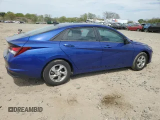 2023 Hyundai Elantra SE with VIN 5NPLL4AG5PH119523, listed as a Copart auction lot 53749925 with 17,459 mi miles and Salvage title. Bid and sale history available at DreamBid. Image 3.