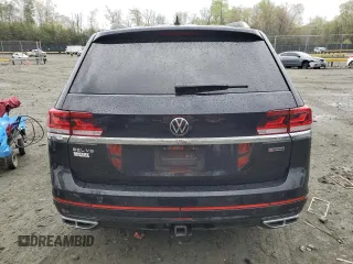 2022 Volkswagen Atlas SEL Premium R-Line with VIN 1V2FR2CA3NC515322, listed as a Copart auction lot 53089235 with 36,581 mi miles and Salvage title. Bid and sale history available at DreamBid. Image 6.