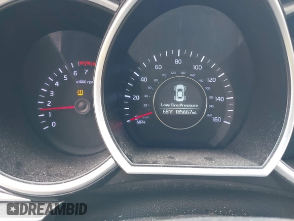 2015 Kia Optima LX with VIN 5XXGM4A71FG400128, listed as a IAAI auction lot 42106109 with 185,667 mi miles and . Bid and sale history available at carsss.com. Image 7.