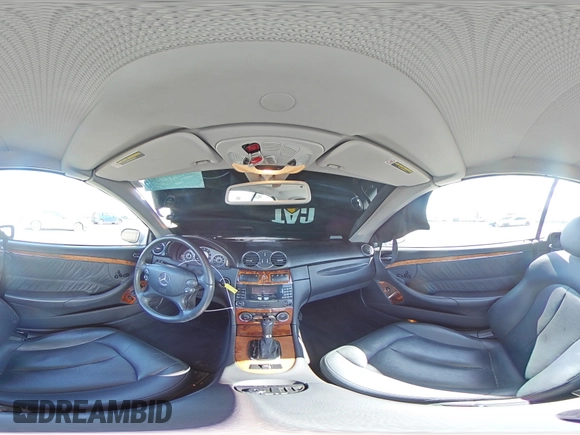2005 Mercedes-Benz CLK 500 with VIN WDBTK75J85F153391, listed as a Copart auction lot 56691935 with 79,993 mi miles and Salvage title. Bid and sale history available at DreamBid. Image 14.