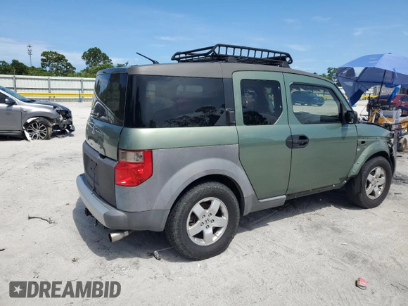 2003 Honda Element EX with VIN 5J6YH28503L001086, listed as a Copart auction lot 60535445 with 186,827 mi miles and Salvage title. Bid and sale history available at DreamBid. Image 3.