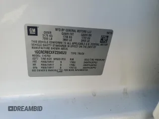 2015 Chevrolet Silverado 1500 LT with VIN 1GCRCRECXFZ294520, listed as a Copart auction lot 76730494 with 177,860 mi miles and Clean Title. Bid and sale history available at DreamBid. Image 12.