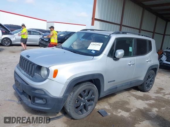 2017 Jeep Renegade Latitude with VIN ZACCJABB9HPF14286, listed as a IAAI auction lot 42042956 with 79,521 mi miles. Bid and sale history available at carsss.com. Image 17.