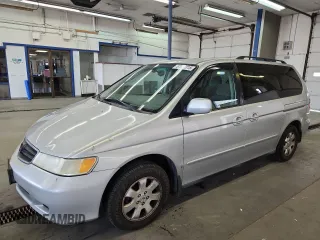 2004 Honda Odyssey EX z VIN 5FNRL18664B043147, wystawiony jako Copart lot #57094015 z przebiegiem 186 891 mil mil oraz Szkoda całkowita • Salvage title. Historia ofert i sprzedaży dostępna na DreamBid. Obrazek 1.