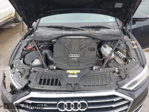 2019 Audi A8 L with VIN WAU8DAF82KN004676, listed as a IAAI auction lot 41086272 with 58,217 mi miles. Bid and sale history available at carsss.com. Image 10.