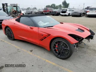 2019 Chevrolet Corvette 2LT with VIN 1G1YD3D72K5110840, listed as a Copart auction lot 73524604 with 30,818 mi miles and Salvage Title. Bid and sale history available at carsss.com. Image 4.