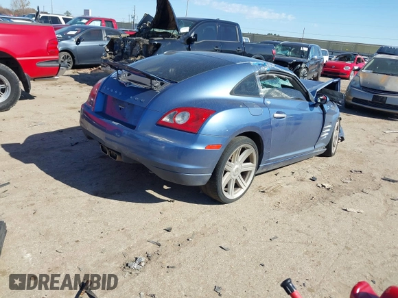 2006 Chrysler Crossfire Limited with VIN 1C3AN69L16X063571, listed as a IAAI auction lot 41353141 with 103,477 mi miles and . Bid and sale history available at DreamBid. Image 4.