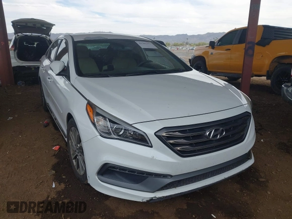 2016 Hyundai Sonata Sport with VIN 5NPE34AF1GH410486, listed as a IAAI auction lot 41808094 with 71,538 mi miles and . Bid and sale history available at DreamBid. Image 1.